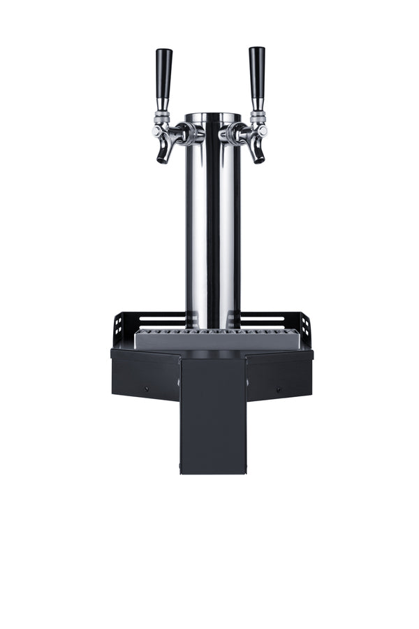 Floating tap base for remote kegerator use