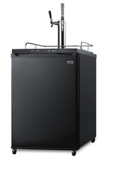 Accucold Dual tap system with nitrogen tank to serve both nitro-infused coffee and flat iced coffee from most beer dispensers