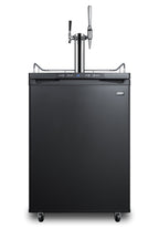 Accucold Dual tap system with nitrogen tank to serve both nitro-infused coffee and flat iced coffee from most beer dispensers