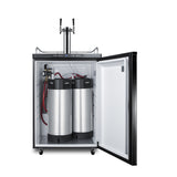Accucold Commercially approved dual tap beer kit for beer dispensing