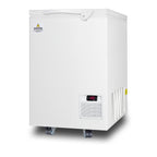 Accucold -85º C capable laboratory chest freezer with set of 6box racks included