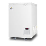 Accucold -85º C capable laboratory chest freezer with set of 6box racks included