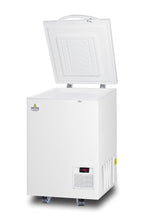 Accucold -85º C capable laboratory chest freezer with set of 6box racks included