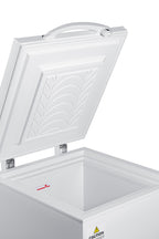 Accucold -85º C capable laboratory chest freezer with set of 6box racks included