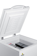Accucold -85º C capable laboratory chest freezer with set of 6box racks included