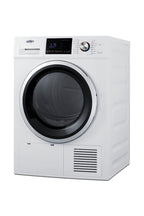 24" wide 220V front-loading heat pump dryer