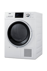 24" wide 220V front-loading heat pump dryer