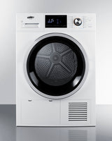 24" wide 220V front-loading heat pump dryer