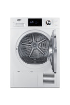24" wide 220V front-loading heat pump dryer
