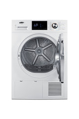 24" wide 220V front-loading heat pump dryer
