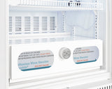 Locking compartment with two windows for use inside 24" wide ARG or ARS models, SCR610BL, SCR1156, FFAR12W, FFAR121SS, o