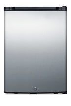 Accucold Compact minibar with stainless steel door and black cabinet (Model MB26SSLHD)