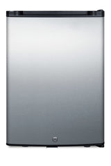 Accucold Compact minibar with stainless steel door and black cabinet (Model MB26SSLHD)