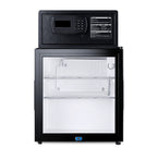 Accucold Glass door minibar, hotel safe, and stacking kit (Model MBSAFEGLHD)
