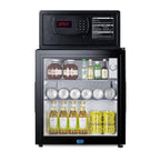 Accucold Glass door minibar, hotel safe, and stacking kit (Model MBSAFEGLHD)