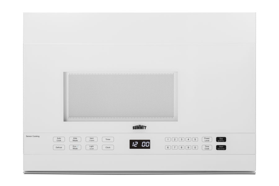 Accucold 24" Wide Over-the-range Microwave with Hood in White