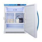 Accucold 6 cu.ft. MOMCUBE breast milk refrigerator with interior lockers (Model MLRS6MCLKLHD)