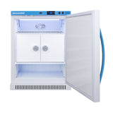 Accucold 6 cu.ft. MOMCUBE breast milk refrigerator with interior lockers (Model MLRS6MCLKLHD)