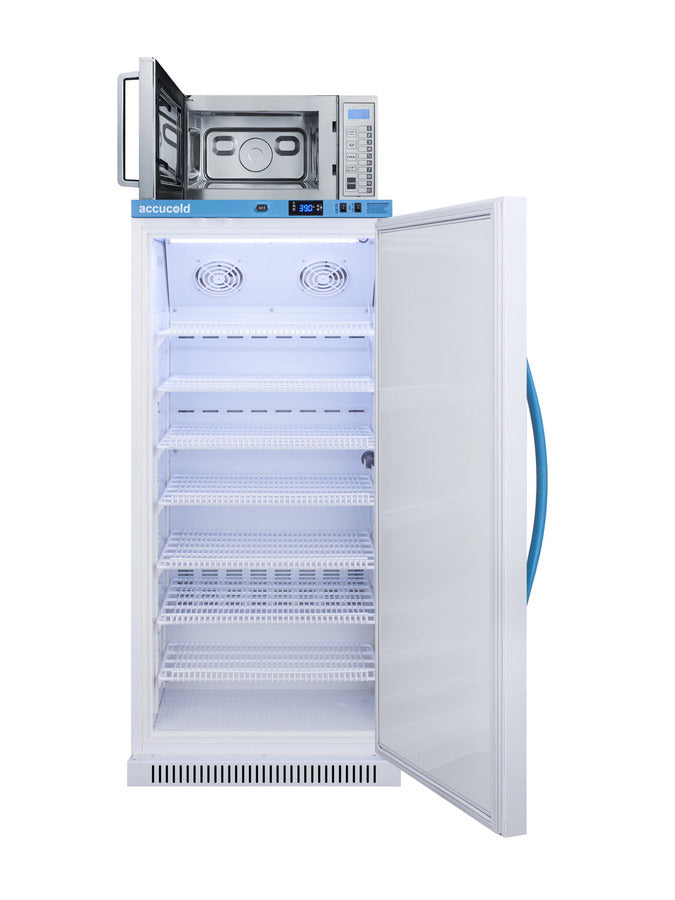 8 cu.ft. MOMCUBE breast milk refrigerator with commercial microwave (Model MLRS8MC-SCM1000SSLHD) Secondary image