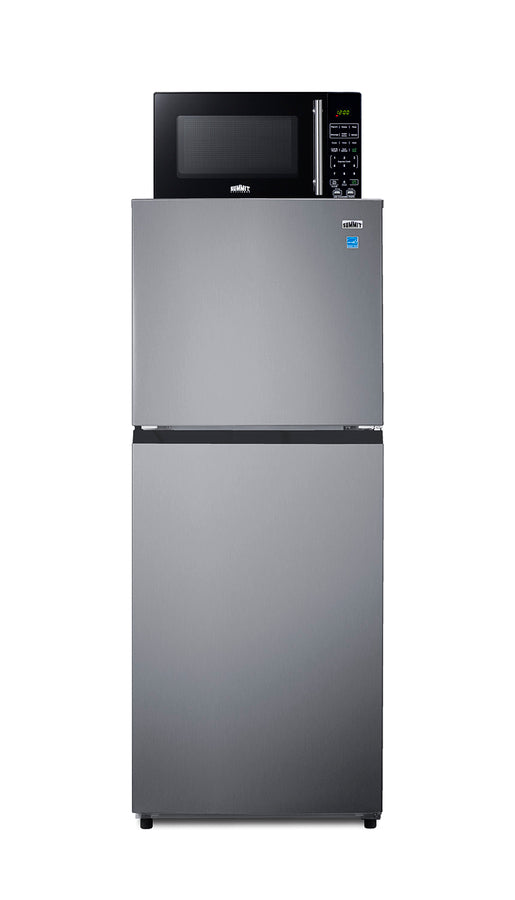 Mid-sized refrigerator-freezer and microwave with built-in allocator, with brackets included (ships in 3 boxes on one pa (Model MRF1089PLALHD) Secondary image