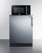 Combination all-refrigerator and microwave (Model MRF6BK2SSALHD)