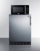 Combination all-refrigerator and microwave (Model MRF6BK2SSALHD)