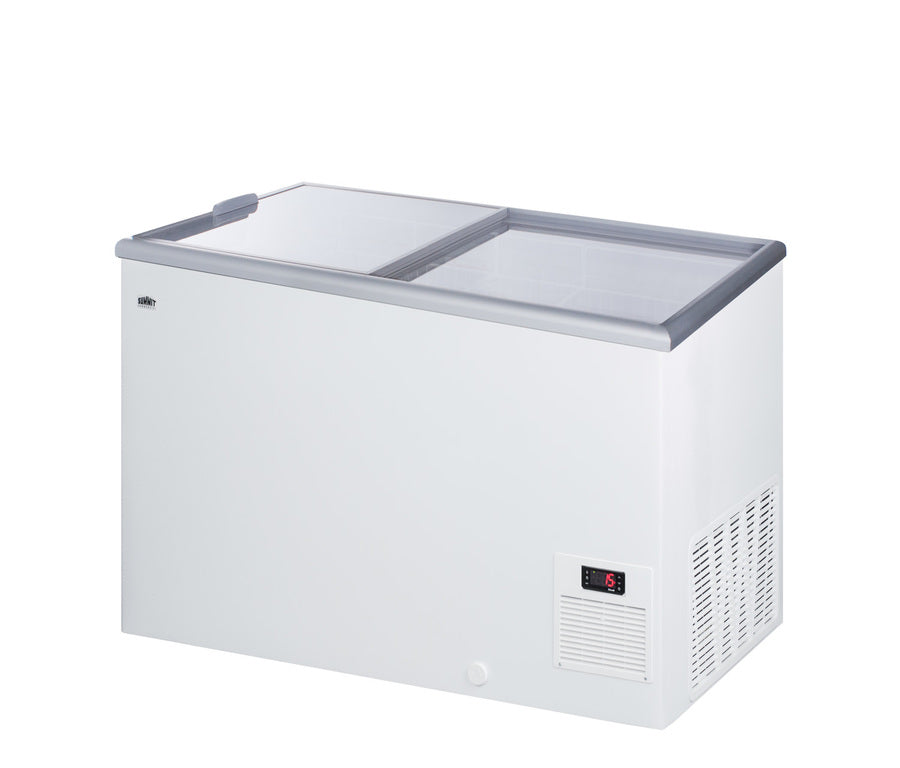 Flat Top Commercial Ice Cream Freezer with Sliding Glass Lid Secondary image