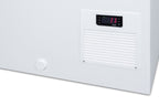 Accucold Flat top commercial ice cream freezer with sliding glass lid, digital thermostat, novelty baskets, and 14.1 cu.ft. capac