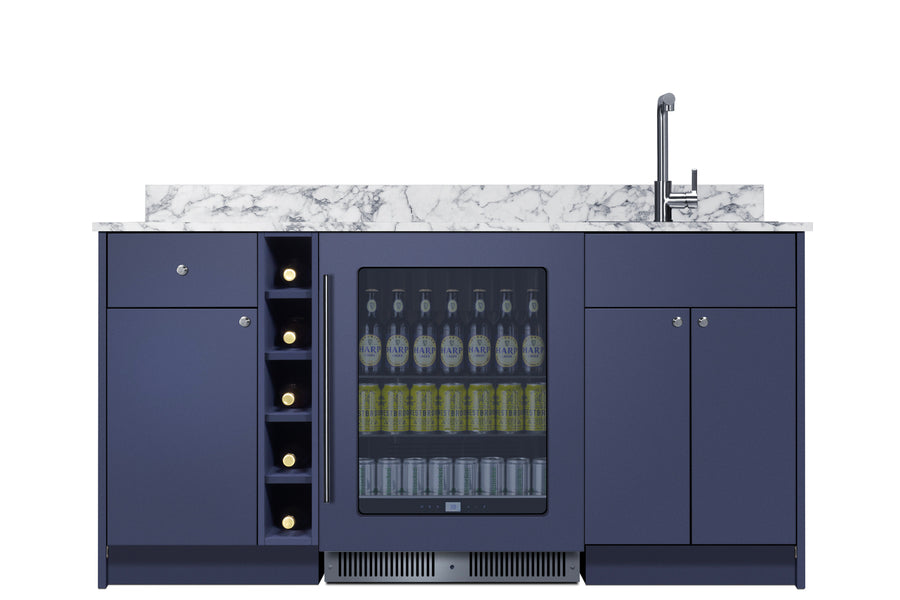 Accucold 69" wide Turnkey Oasis Wet Bar (Model OASISMN35)