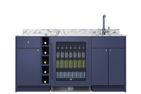 Accucold 69" wide Turnkey Oasis Wet Bar (Model OASISMN35)
