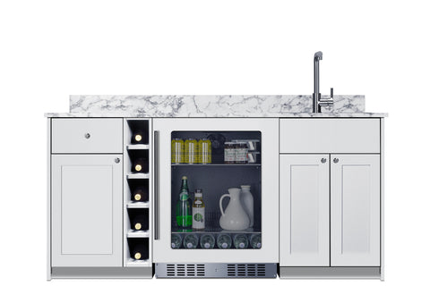 69" wide Turnkey Oasis Wet Bar (Model OASISWH33)