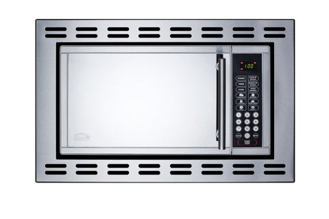 Accucold 24" Wide Built-in Microwave Oven for Enclosed Installation