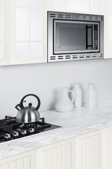 Accucold 24" Wide Built-in Microwave Oven for Enclosed Installation