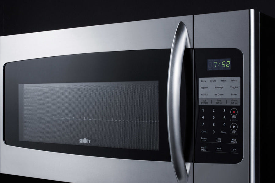 30" Wide Over-the-range Microwave with Hood in Stainless Steel