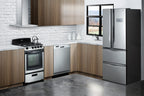 24" Wide Gas Range in Stainless Steel with Electronic Ignition, Oven Window, and Sealed Burners
