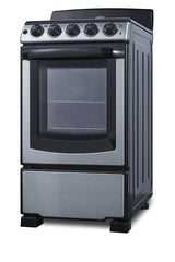 Accucold 20" Wide Electric Coil Top Range in Stainless Steel