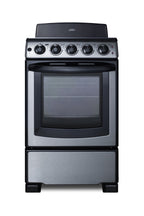 Accucold 20" Wide Electric Coil Top Range in Stainless Steel