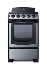 Accucold 20" Wide Electric Coil Top Range in Stainless Steel