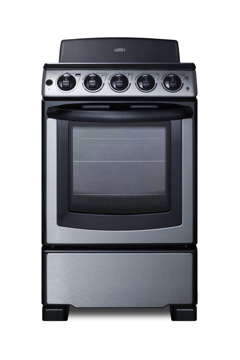 Accucold 20" Wide Electric Coil Top Range in Stainless Steel
