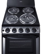 Accucold 20" Wide Electric Coil Top Range in Stainless Steel