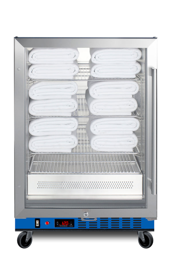 Accucold Undercounter single chamber passive heating blanket warmer with glass door – PTHC65GUCLHD - Full