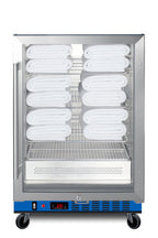 Accucold Undercounter single chamber passive heating blanket warmer with glass door – PTHC65GUC - Full