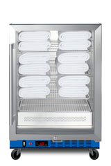Accucold Undercounter single chamber passive heating blanket warmer with glass door – PTHC65GUC - Full