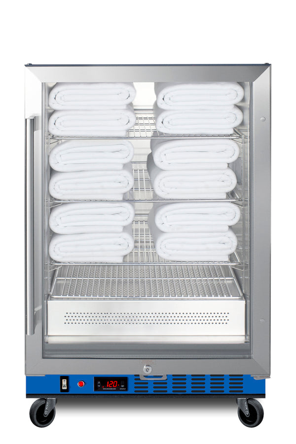 Accucold Undercounter single chamber passive heating blanket warmer with glass door – PTHC65GUC - Full
