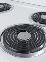 20" Wide Electric Coil Top Range in White Finish - Detail-3