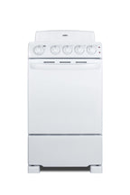20" Wide Electric Coil Top Range in White Finish - Front-2