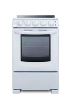20" Wide Smooth-top Range in White
