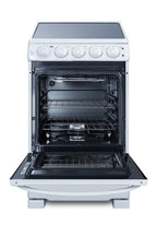 20" Wide Smooth-top Range in White