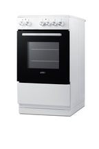 Accucold 20" Wide Smooth-top Electric Range in White