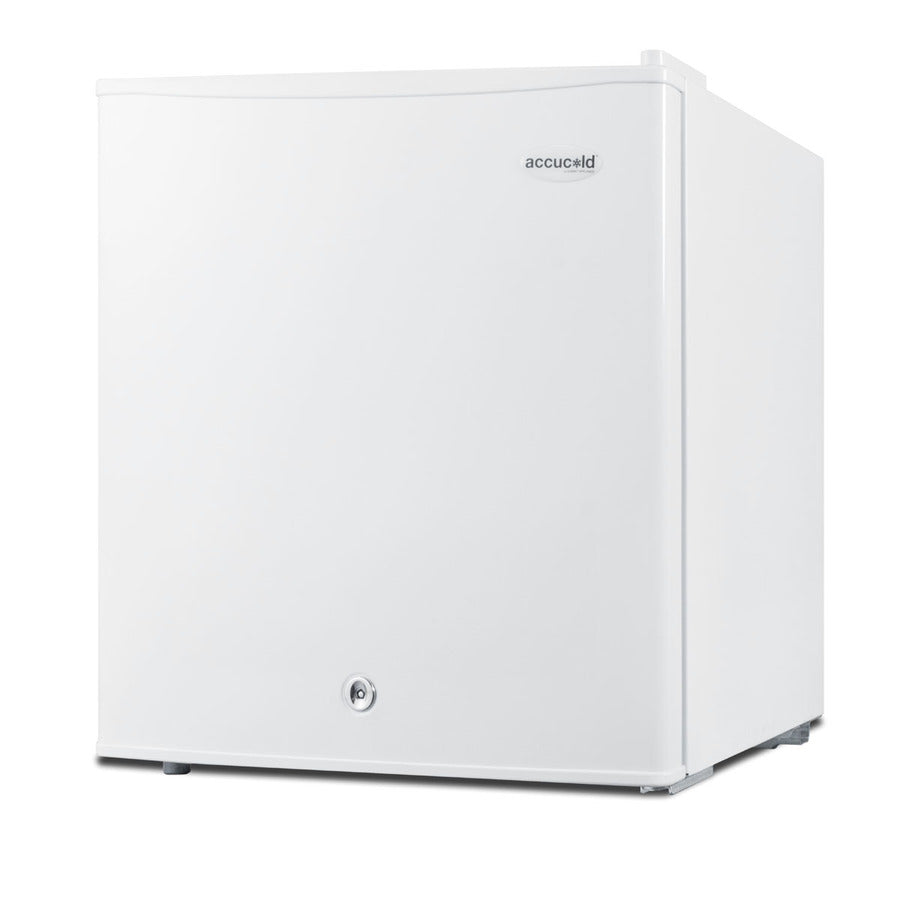 Accucold Compact refrigerator-freezer with NIST calibrated thermometer, Left Hinge – S19LWHPLUS2LHD - Angle